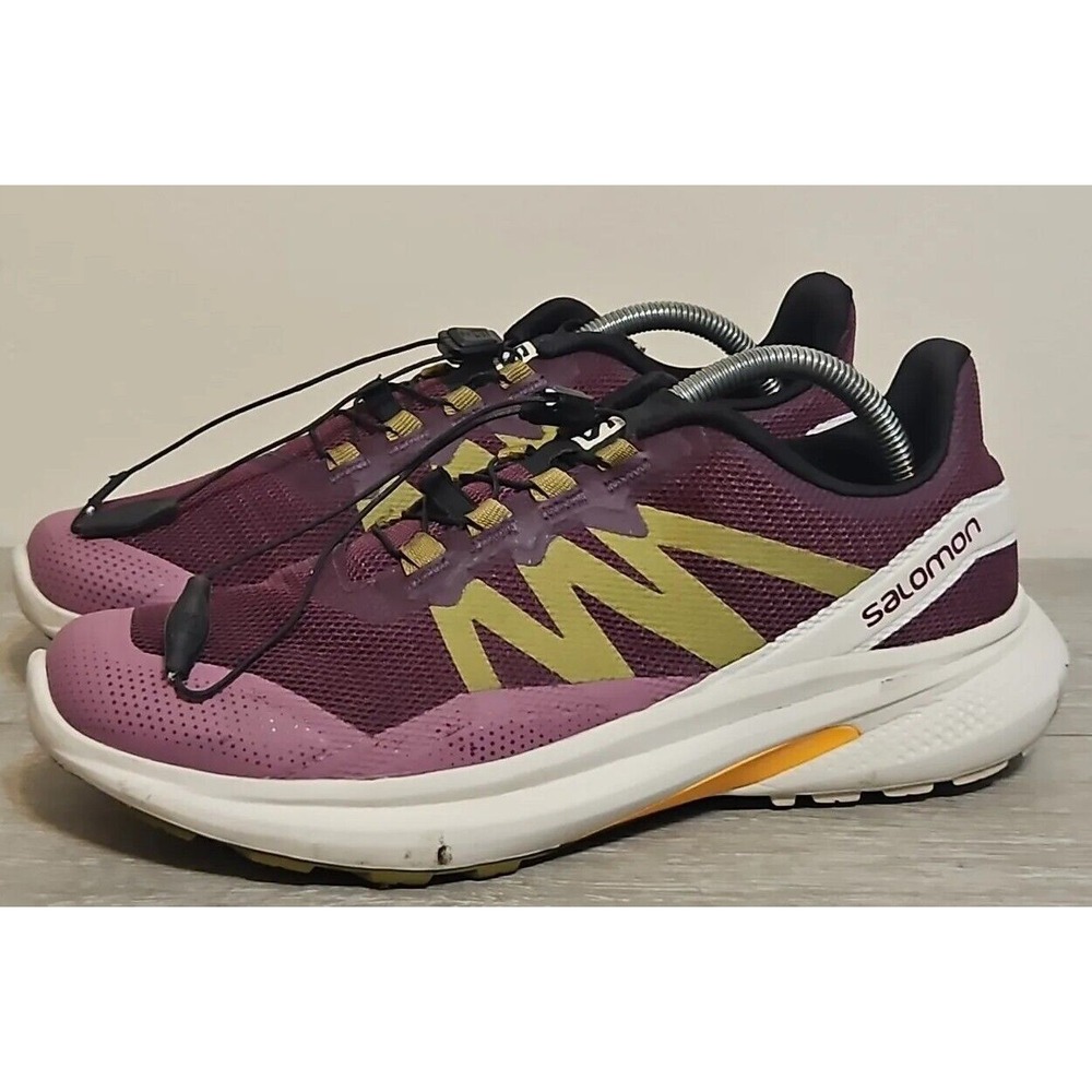 Salomon‎ Hypulse Trail Running Shoes Purple White Women's Size 9.5 415956